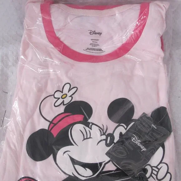 NEW - Disney Minnie and Mickey Pajama Set - S - Picture 2 of 9